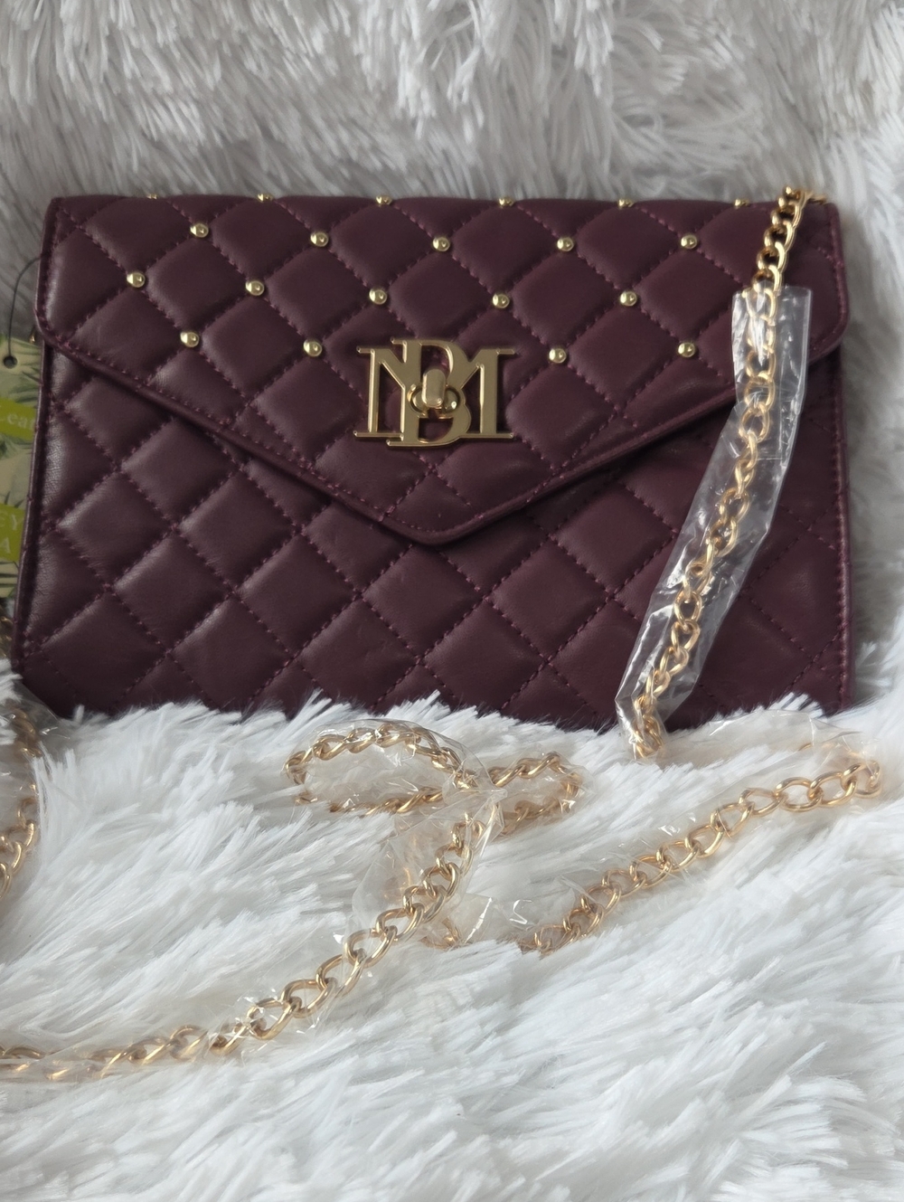 NWT Badgely MISCHKA Burgundy Crossbody Bag
